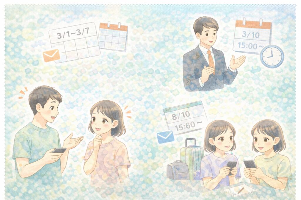 【例文付き】日程と日時の違いとは?ビジネスで失敗しない使い分け完全ガイド | ペロリごと