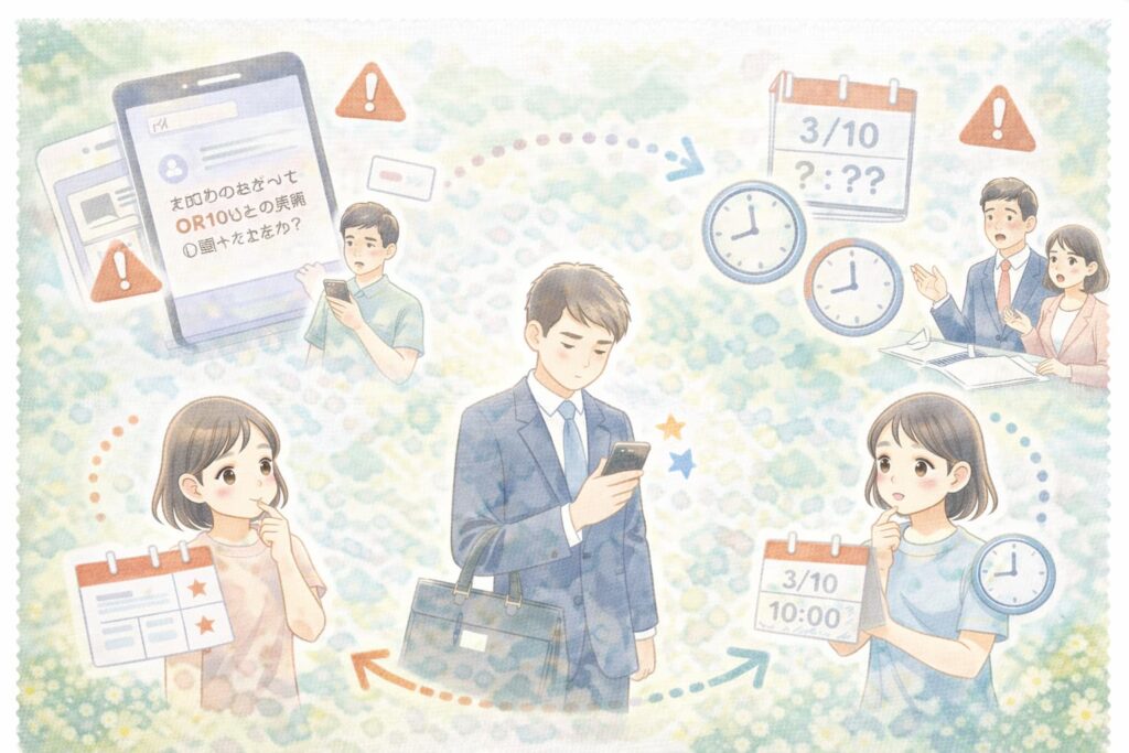 【例文付き】日程と日時の違いとは?ビジネスで失敗しない使い分け完全ガイド | ペロリごと